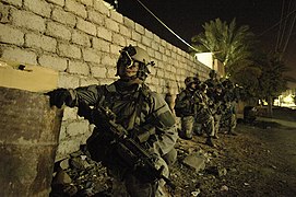 Soldats du 75e régiment de rangers en Irak en 2007.