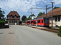 Bahnhof Wiedlisbach mit neuem "Bipperlisi"