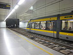 Metro do Porto, na estación Aliados