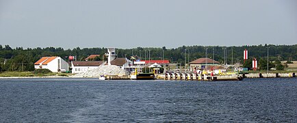 Village de Kuivastu, dans la municipalité de Muhu.