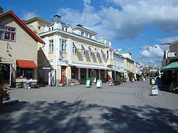 The city centre of Pargas