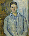 Paul Cézanne, Paní Cézanneová v modré, 1890