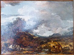 Jean-Honoré Fragonard (1732-1806), Paysage - Le Gué.