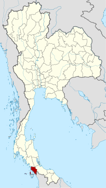 Peta Thailand tertumpu pada Wilayah Satun