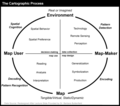 Image 1The cartographic process (from Cartographic design)