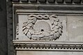 Detail of the beehive symbol on the frieze