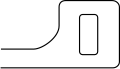 Wendekreis für ein 3-achsiges Müllfahrzeug, ca. 19,00 m × 20,50 m