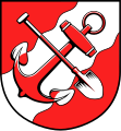 Anker als Symbol für die Seefahrertradition von Brunsbüttel, Schleswig-Holstein