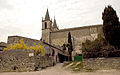 L'église flanquée à l'Est de la salle capitulaire