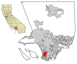 Location of Torrance in the County of Los Angeles