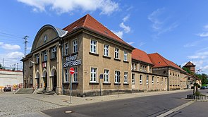 Empfangsgebäude, Blick von Westen