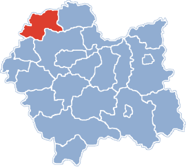 Powiat Powiat olkuski v Malopoľskom vojvodstve (klikacia mapa)