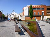 Plaza de San Juan, zona centro de Parla.