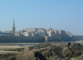 View of the walled city