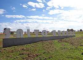 Letreiro da cidade