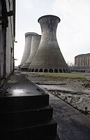 The first 1916 patented Van Iterson cooling tower of DSM Emma in Heerlen, The Netherlands, 1918