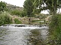 El río Huerva en Vistabella.