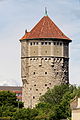 Zwölfseitiger Turmhelm auf einem profanen Bauwerk (Wasserturm Vahrenwalder Straße, Hannover)