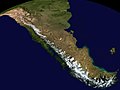 Image 13The Andes, the longest mountain range on the surface of the Earth, have a dramatic impact on the climate of South America (from Mountain range)
