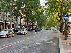 Die Avenue Marceau im Jahr 2021