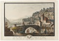 Schloss und Rhone-brücke, Zeichnung von Niklaus Sprüngli, 1782