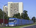 Mehrteiliger CarGoTram-Triebzug in Dresden