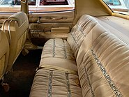 Velveteen-Chrush-Interieur eines AMC Matador Barcelona Sedan (1978)