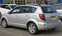 Pre-facelift Pontiac Vibe