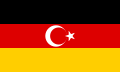 Deutsch-Türkische Flagge