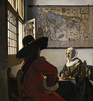 Ян Вермер, Офіцер і дівчина що сміється, 1657