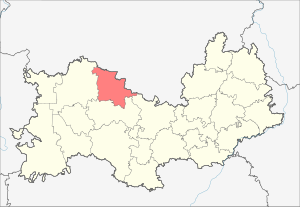 Ельниковский район на карте