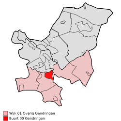 Lage von Gendringen in der Gemeinde Oude IJsselstreek