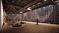 Image 12Held at the Museum of Old and New Art in Hobart, Tasmania, Sidney Nolan's Snake mural (1970) is inspired by the Aboriginal creation myth of the Rainbow Serpent, as well as desert flowers in bloom after a drought. (from Australia)