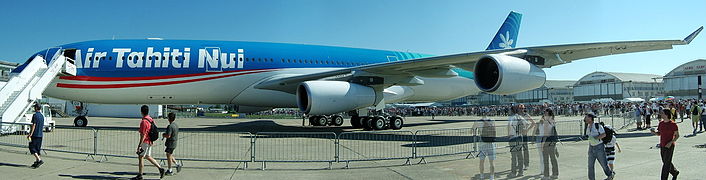 Airbus A340-300 au salon du Bourget 2005.