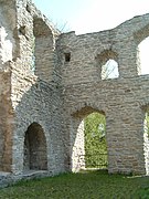 Kamniti loki na ruševinah gradu Lippspringe, Nemčija