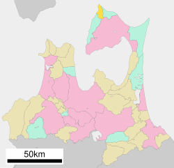 Lokasi Ōma di Aomori Prefecture