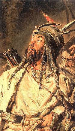 Tuhaj-bej ábrázolása Jan Matejko festményén