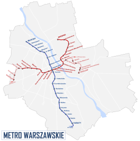 Image illustrative de l’article Ligne M2 du métro de Varsovie