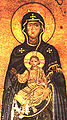 겔라티 수도원의 성모 마리아 초상화. 이 무렵의 교회 예술에는 화려하고 값비싼 장식이나 재료들이 많이 사용되었는데, 이것은 조지아 왕국의 팽창주의적 야망을 예고한 것이었다.