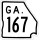 State Route 167 marker