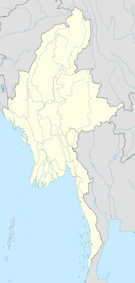 Naypyidaw na mapi Mjanmara