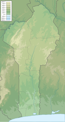 Lokacijska karta Benin