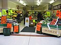 Interior of a greengrocer's shop