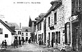 Guichen ː la Rue des Halles vers 1920 (carte postale J. Sorel).