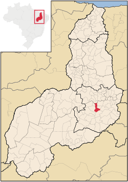Localização de Isaías Coelho no Piauí