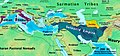 Roman Republic (509-27 BC), Seleucid Empire (312-63 BC) and Parthian Empire (247 BC-224 AD) in 200 BC.