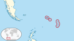 Georgia del Sud e Isole Sandwich Australi - Localizzazione