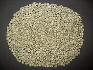 Непечени (зелени) семиња кафе (Coffea arabica) од Бразил .