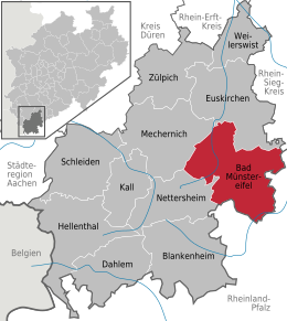 Poziția localității Bad Münstereifel