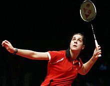 Carolina Marín pose at the 2013 Axiata Cup